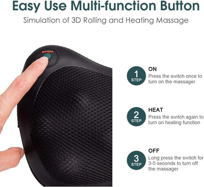 InstaRelief™ Heated Neck Massage Pillow