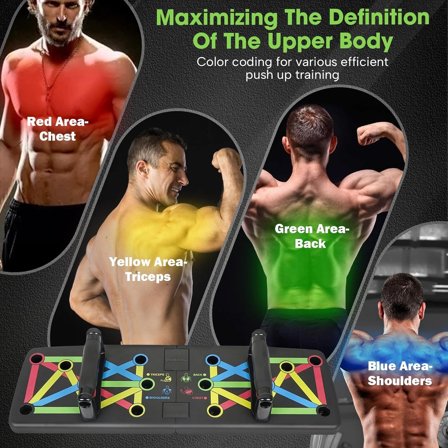 Push up Board Pushup Bar Multifunction Push up Handles Exercise Workout Fitness Equipment for Home Gym