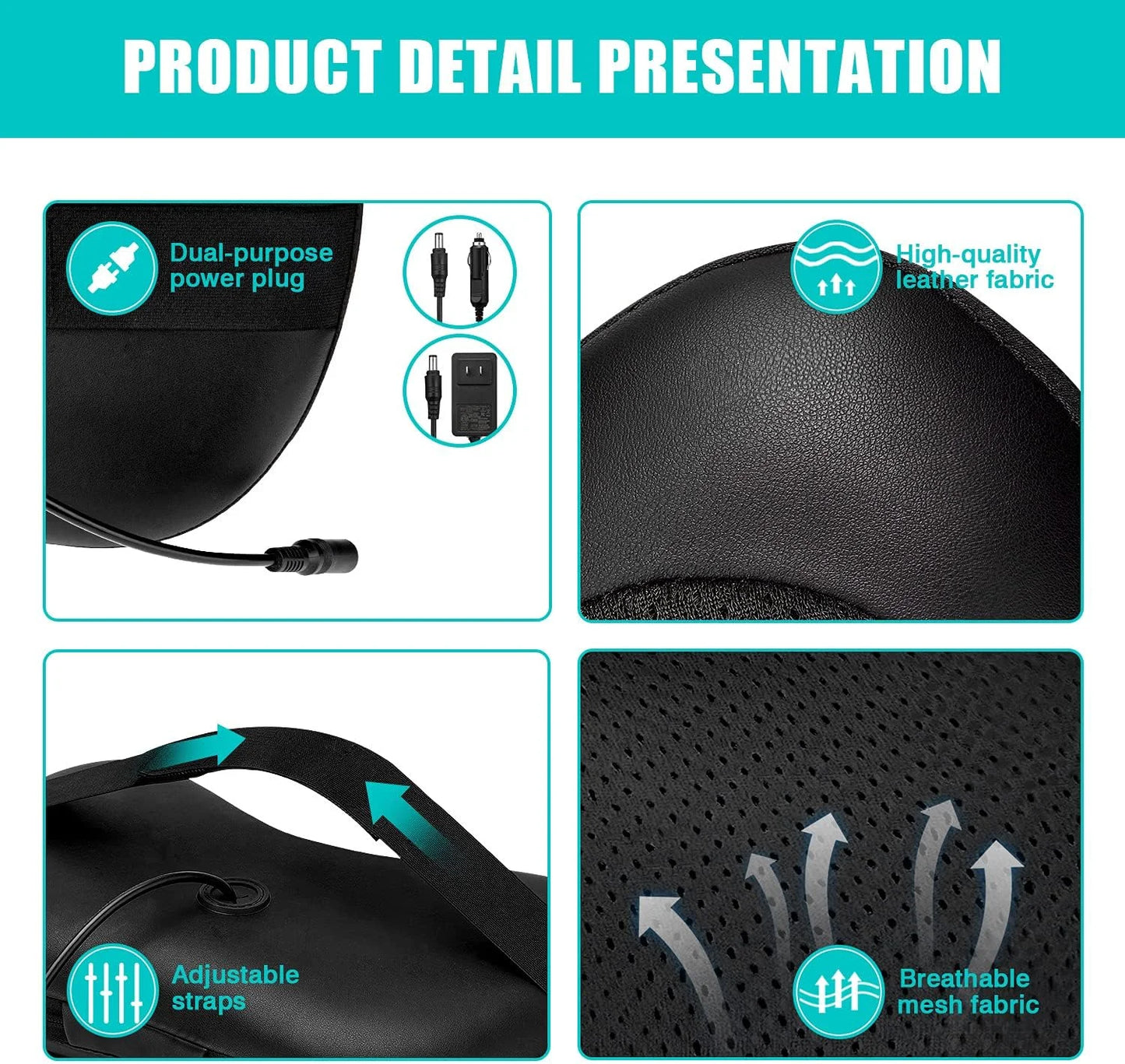 InstaRelief™ Heated Neck Massage Pillow